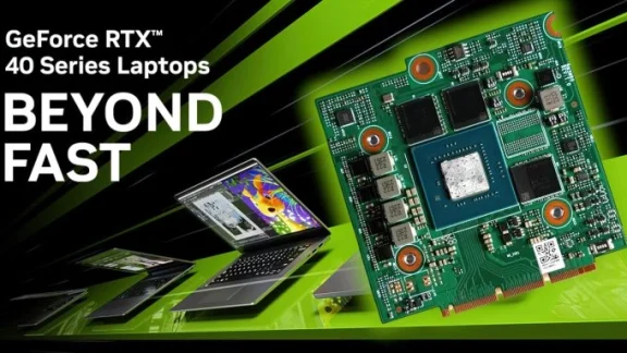 کارت گرافیک لپ‌تاپ NVIDIA GeForce RTX 4050 با سه رابط M.2