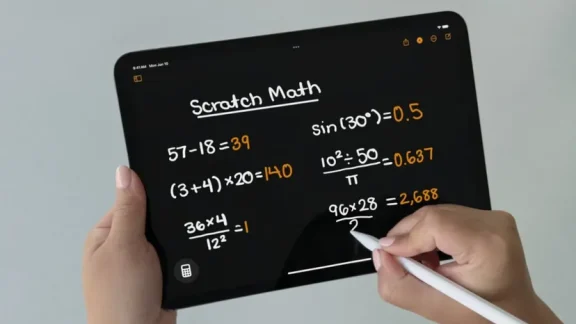 ماشین حساب برای iPadOS