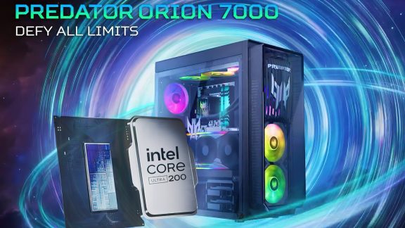 کیس ایسر Orion 7000 با پردازنده‌ های Arrow Lake اینتل