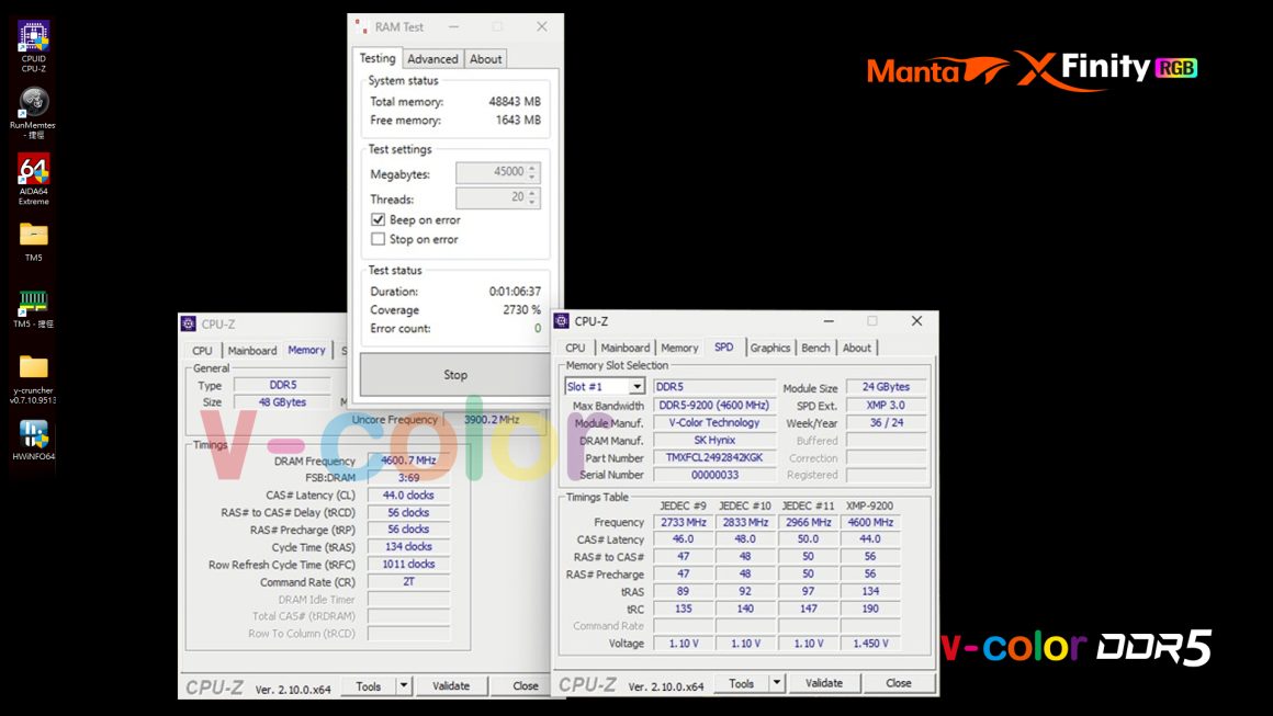 اولین حافظه RGB CUDIMM DDR5