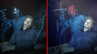 نمایش مبارزه Ghostface در Mortal Kombat 1