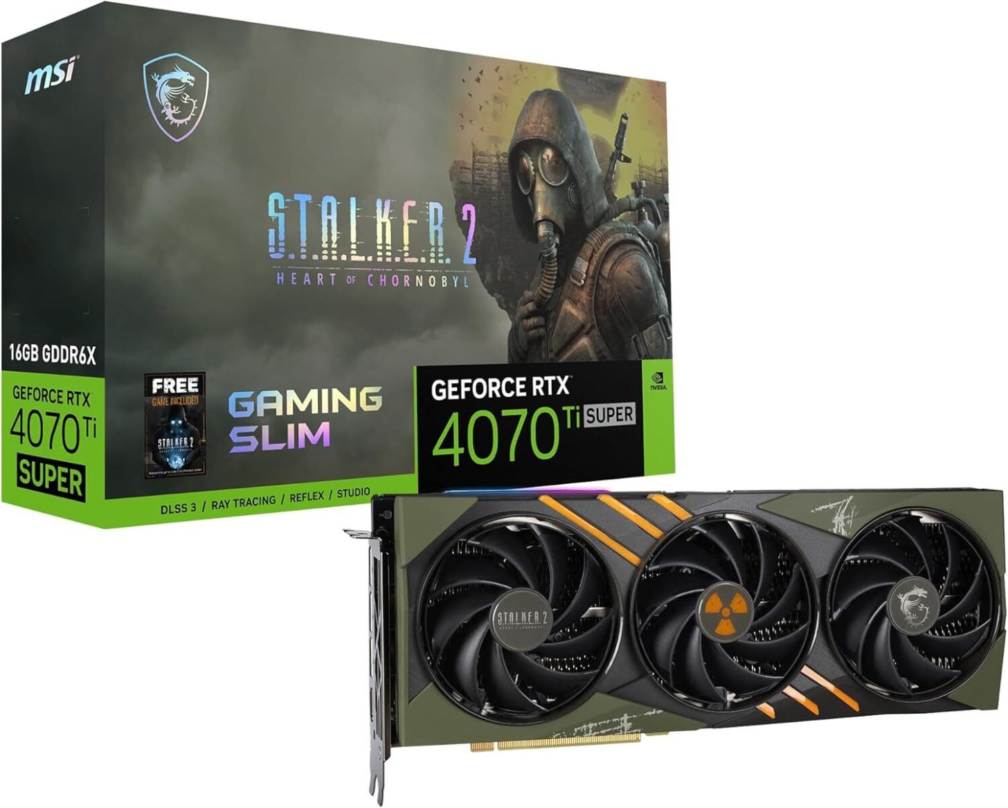 تصویر کارت گرافیک MSI STALKER 2 GeForce RTX 4070 Ti Super Gaming Slim منتشر شد