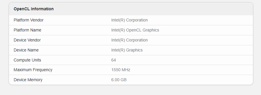 پردازنده Core 7 240H اینتل در بنچمارک Geekbench مشاهده شد