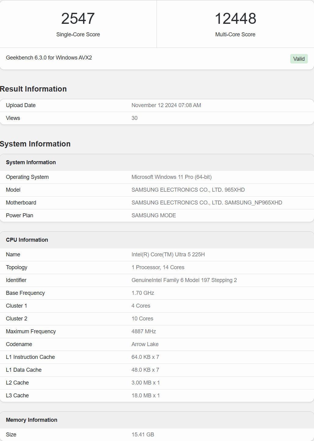 نتایج بنچمارک OpenCL منتشر شد: iGPU Xe-LPG+ Arc 130T اینتل سریعتر از Xe2 Arc 140V