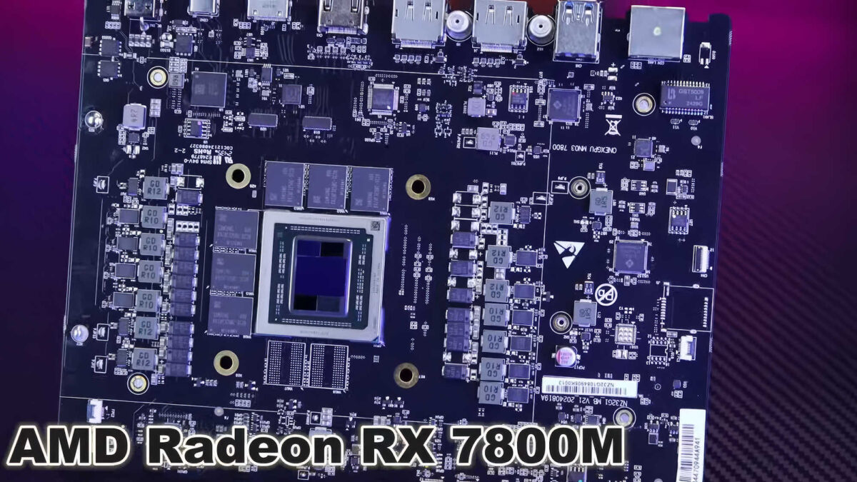 گرافیک AMD Radeon RX 7800M تست شد: 28 درصد افزایش عملکرد با OCuLink!