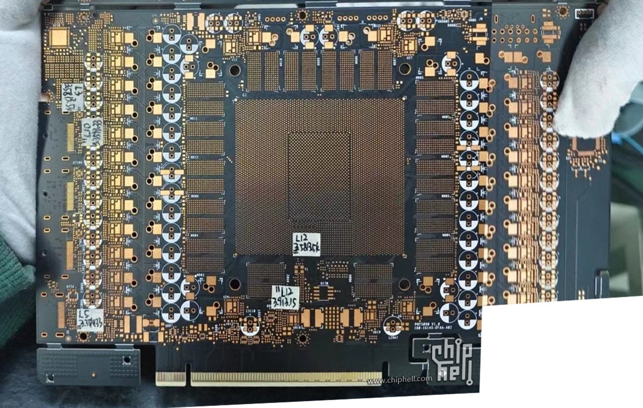 اطلاعات جدید از PCB گرافیک GeForce RTX 5090: جزئیات حافظه GDDR7 و پردازنده Blackwell GB202