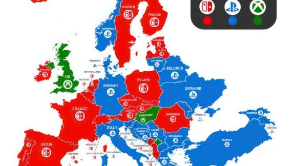 کاهش فروش بازی‌های جدید در اروپا