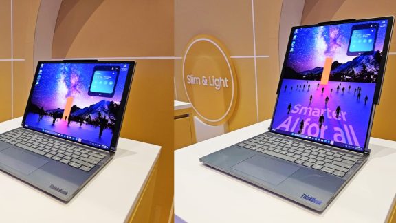 اولین لپ تاپ با صفحه نمایش تاشو