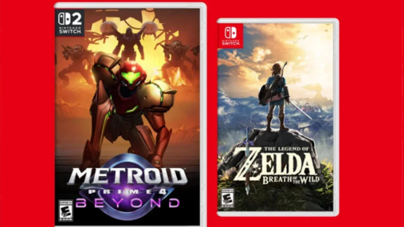 اندازه جعبه‌های بازی سوییچ 2