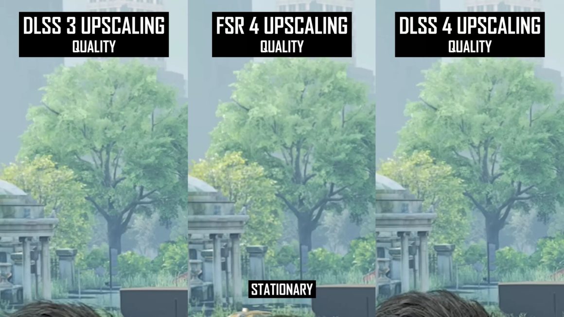 مقایسه FSR 4 و DLSS: کیفیت بافت