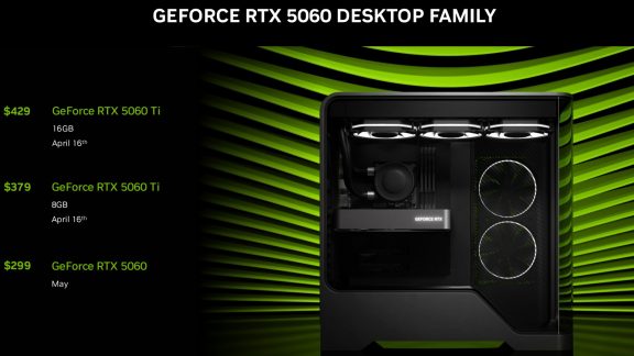 کارت های گرافیک RTX 5060 و RTX 5060 Ti انویدیا بصورت رسمی معرفی شدند