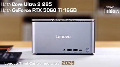 مینی کامپیوتر لنوو ThinkCentre neo Ultra 2025 با گرافیک RTX 5060 Ti معرفی شد