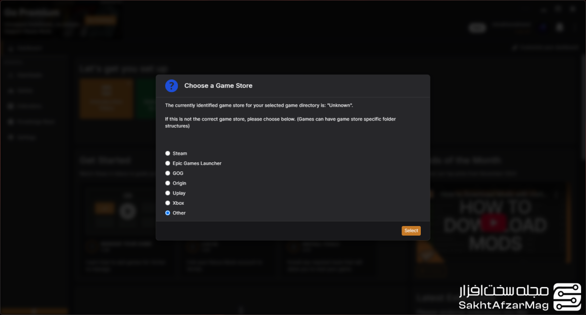 نصب Mod روی بازی