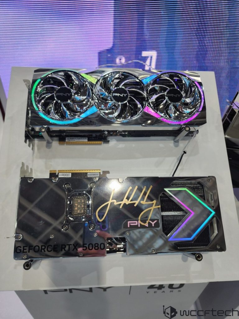 گرافیکهای GeForce RTX 5090 / 5080 Iron Core شرکت PNY با پوشش کامل کروم