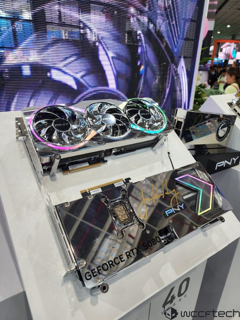 گرافیکهای GeForce RTX 5090 / 5080 Iron Core شرکت PNY با پوشش کامل کروم