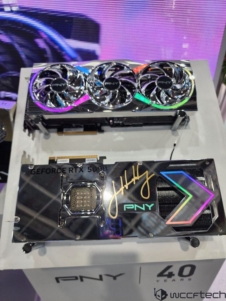 گرافیکهای GeForce RTX 5090 / 5080 Iron Core شرکت PNY با پوشش کامل کروم