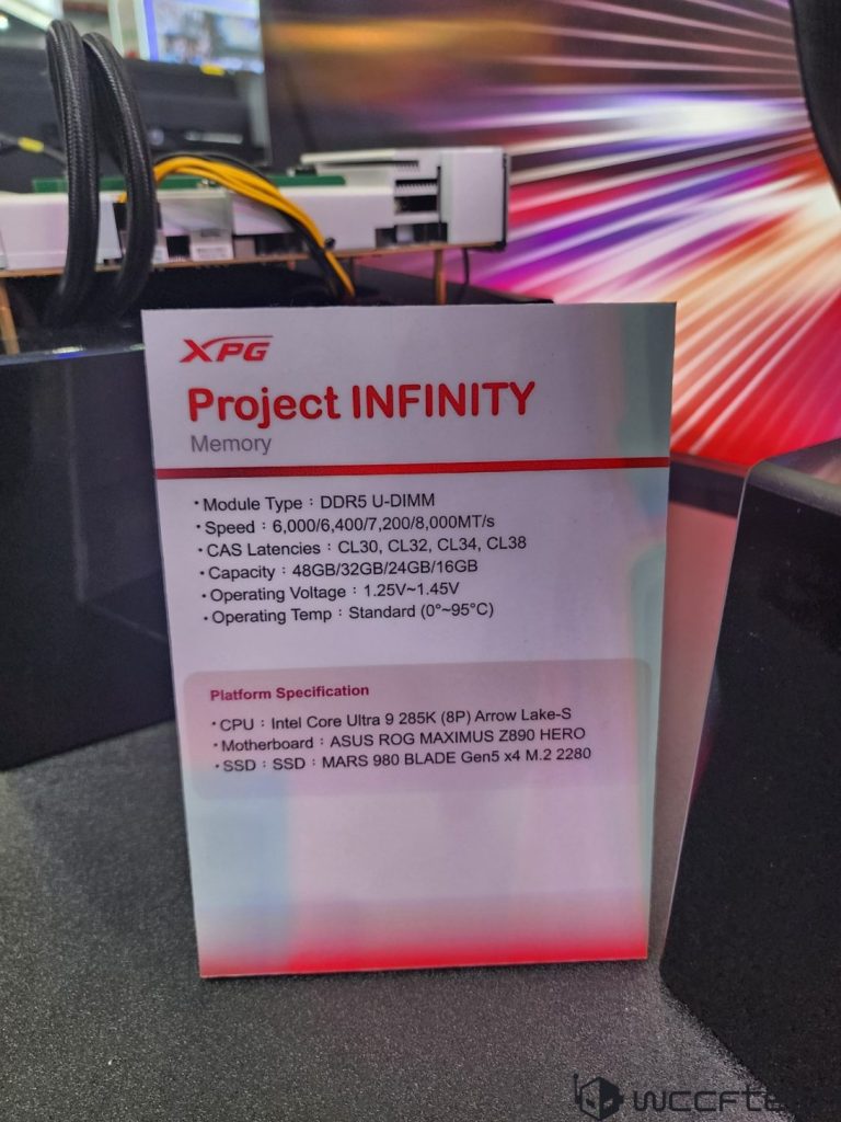 حافظههای رم قدرتمند Project Infinity