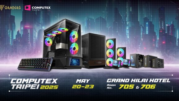 گیم دیاس در کامپیوتکس 2025؛ معرفی پاورهای جدید، کولرهای مجهز به LCD و کیبوردهای پیشرفته