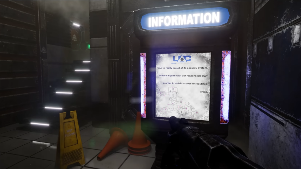 بازی DOOM 3 با موتور آنریل انجین 5