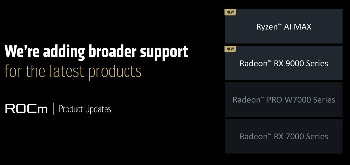 پشتیبانی از AMD ROCm به سیستمعامل ویندوز گسترش یافت