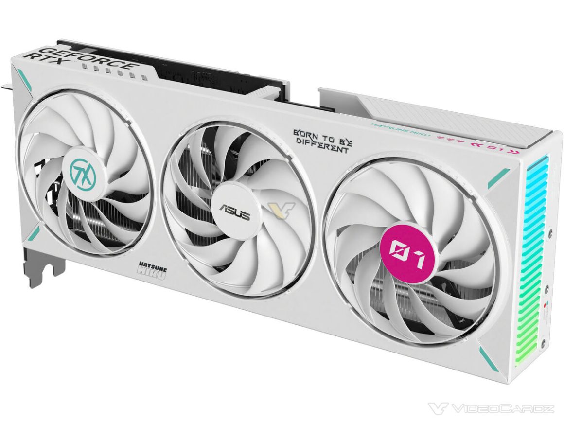 کارت گرافیک ایسوس RTX 5060 Ti TX Hatsune Miku OC