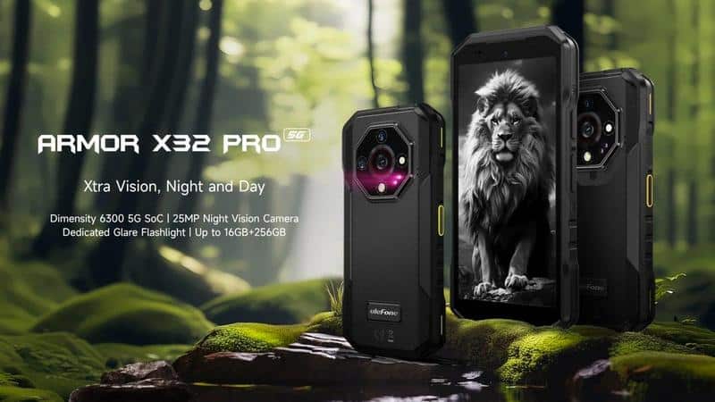 گوشی اقتصادی Ulefone Armor X32 با دوربین دید در شب معرفی شد