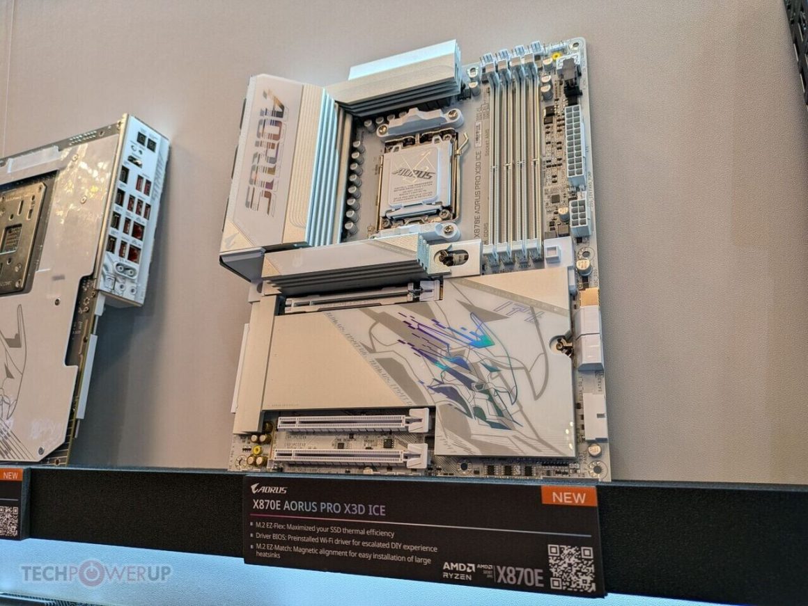 مشخصات فنی مادربردهای گیگابایت X870 AORUS