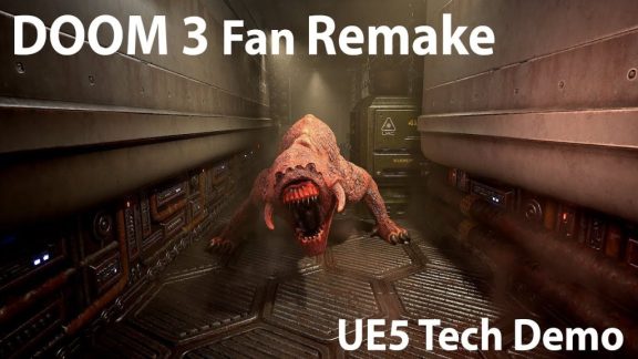 طراحی بازی DOOM 3 با موتور آنریل انجین 5