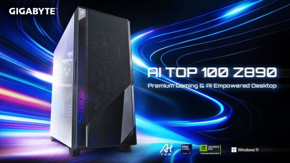 گیگابایت از کامپیوتر گیمینگ و هوش مصنوعی AI TOP 100 Z890 رونمایی کرد