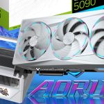 گیگابایت کارت گرافیک RTX 5090 Aorus Master Ice STEALTH را با کانکتور برق مخفی معرفی کرد