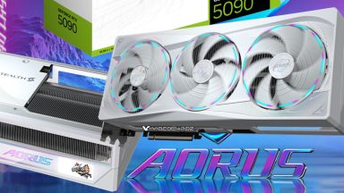 گیگابایت کارت گرافیک RTX 5090 Aorus Master Ice STEALTH را با کانکتور برق مخفی معرفی کرد