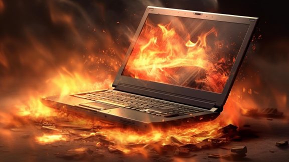 اطلاعیه گمرگ درباره آتش‌زدن لپ‌تاپ‌ها