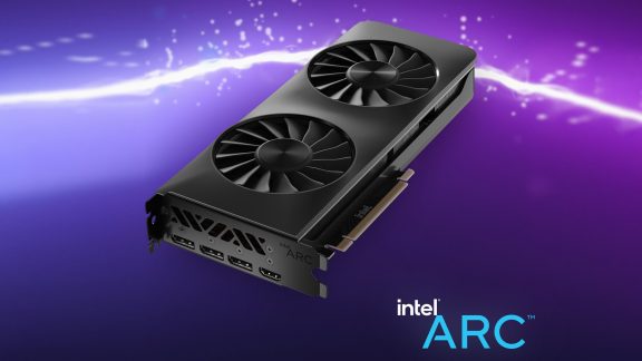 کارت گرافیک Battlemage Arc B750 در وبسایت اینتل