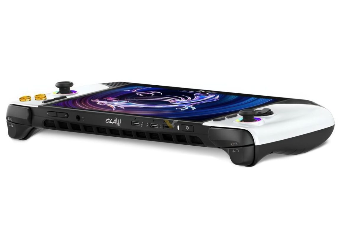 کنسول بازی MSI Claw 8 AI Polar Tempest Edition با حافظه 2 ترابایتی رونمایی شد