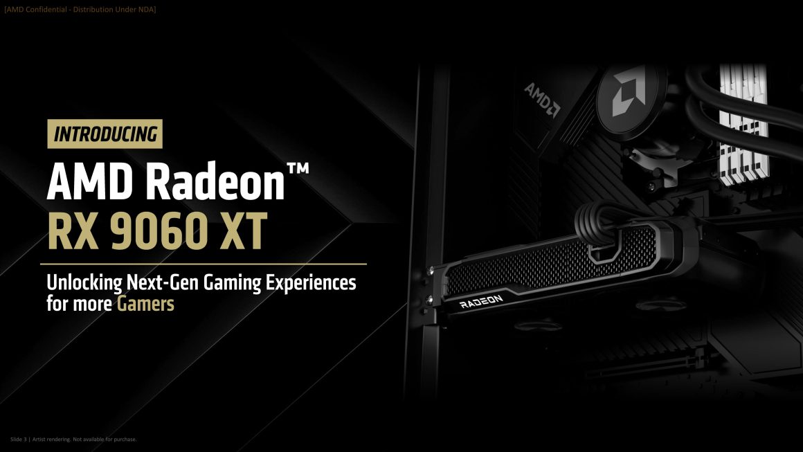 مشخصات فنی کارت گرافیک AMD Radeon RX 9060 XT