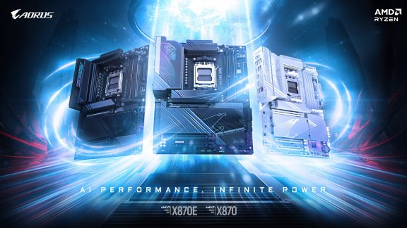 مادربردهای سری X870E/X870 AORUS گیگابایت برای پردازندههای Ryzen معرفی شدند