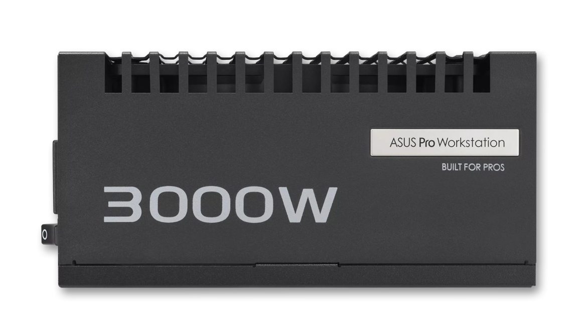 منبع تغذیه 3000 واتی ایسوس برای تأمین انرژی 4 کارت گرافیک RTX 5090