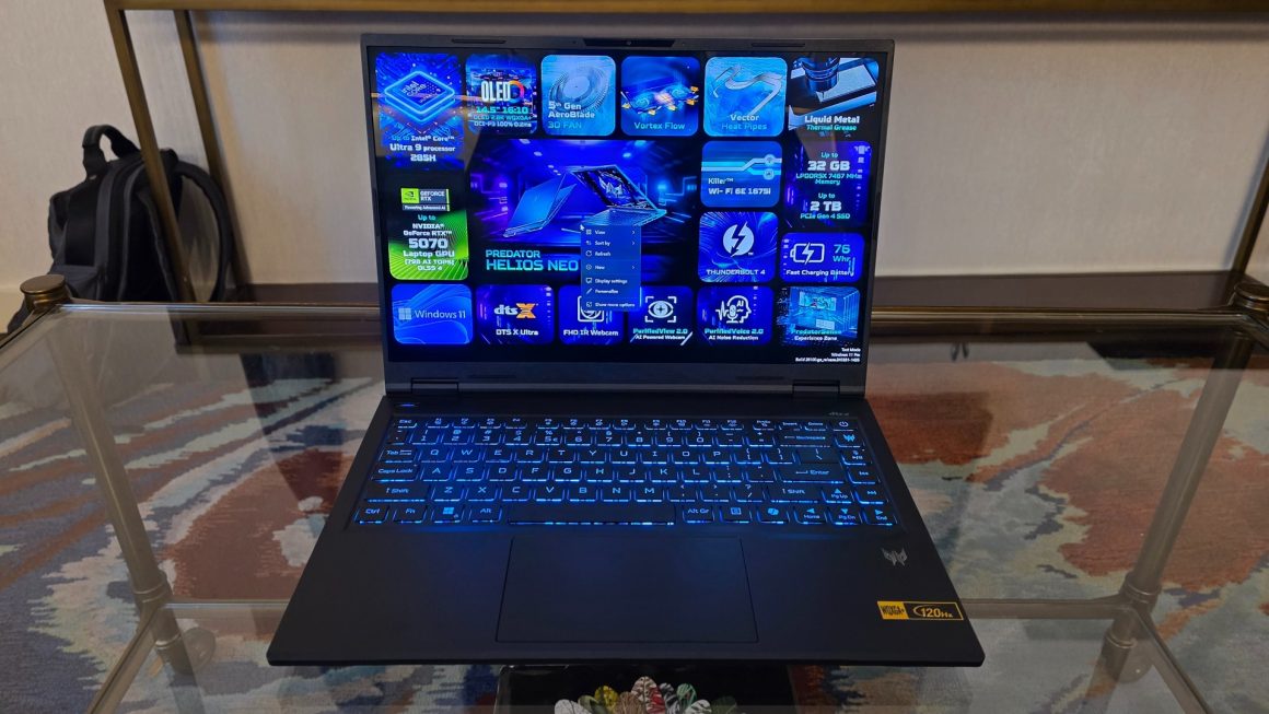 مشخصات و ویژگیهای ایسر Helios Neo 14 AI