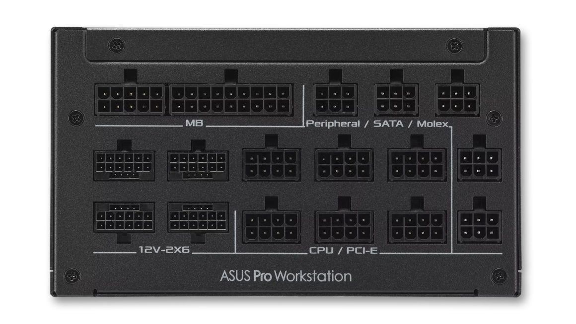 منبع تغذیه 3000 واتی ایسوس برای تأمین انرژی 4 کارت گرافیک RTX 5090