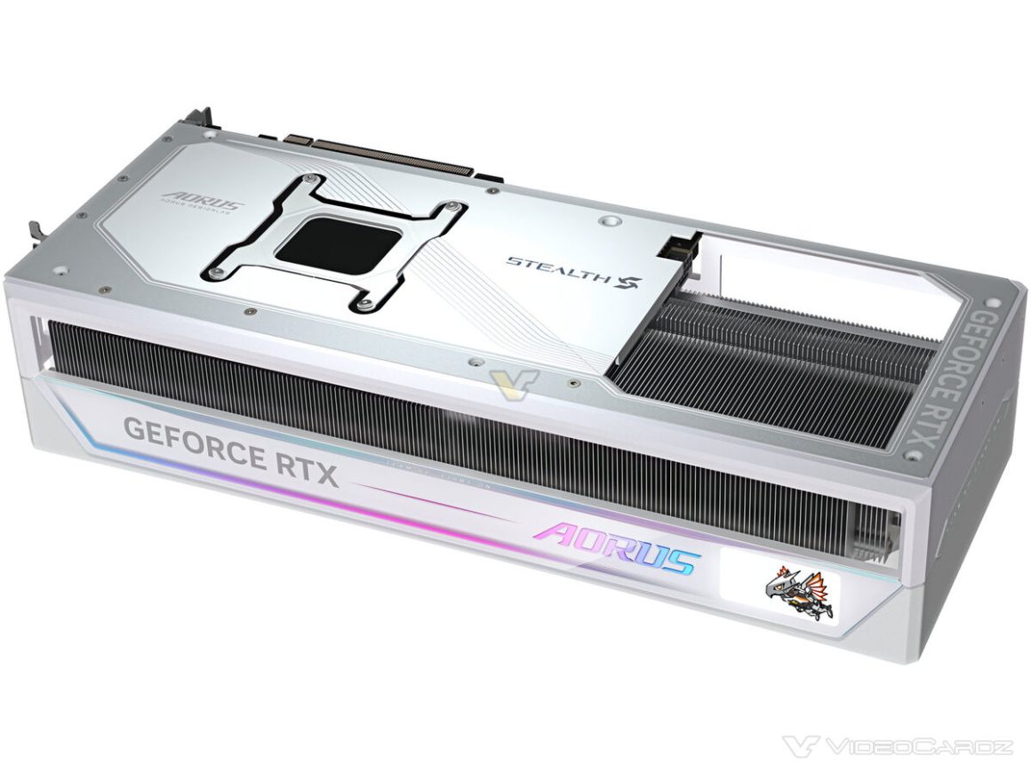 RTX 5090 Aorus Master Ice STEALTH اولین کارت گرافیک از سری RTX 50 با کانکتور برق مخفی