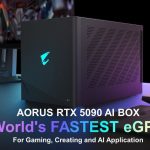 گیگابایت از AORUS RTX 5090 AI Box رونمایی کرد