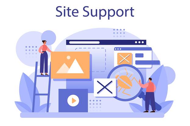 پشتیبانی سایت: تضمین عملکرد پایدار