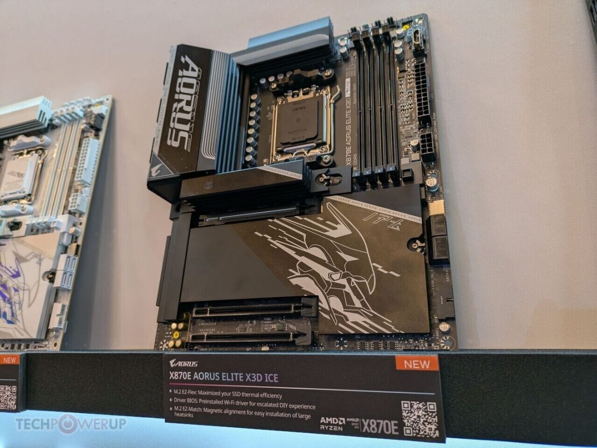مشخصات فنی مادربردهای گیگابایت X870 AORUS