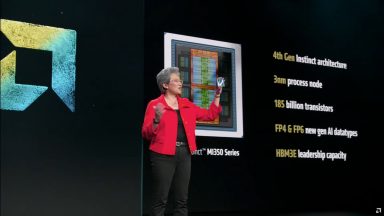 AMD Instinct MI350 عرضه شد؛ معماری 3 نانومتری، 185 میلیارد ترانزیستور و 288 گیگابایت حافظه HBM3E