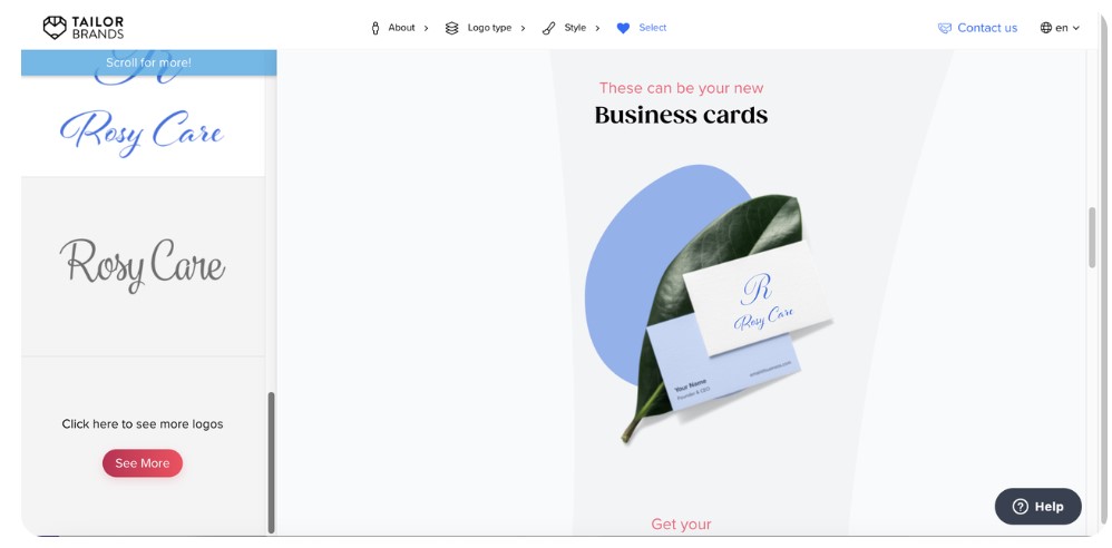 ابزار هوش مصنوعی Tailor Brands