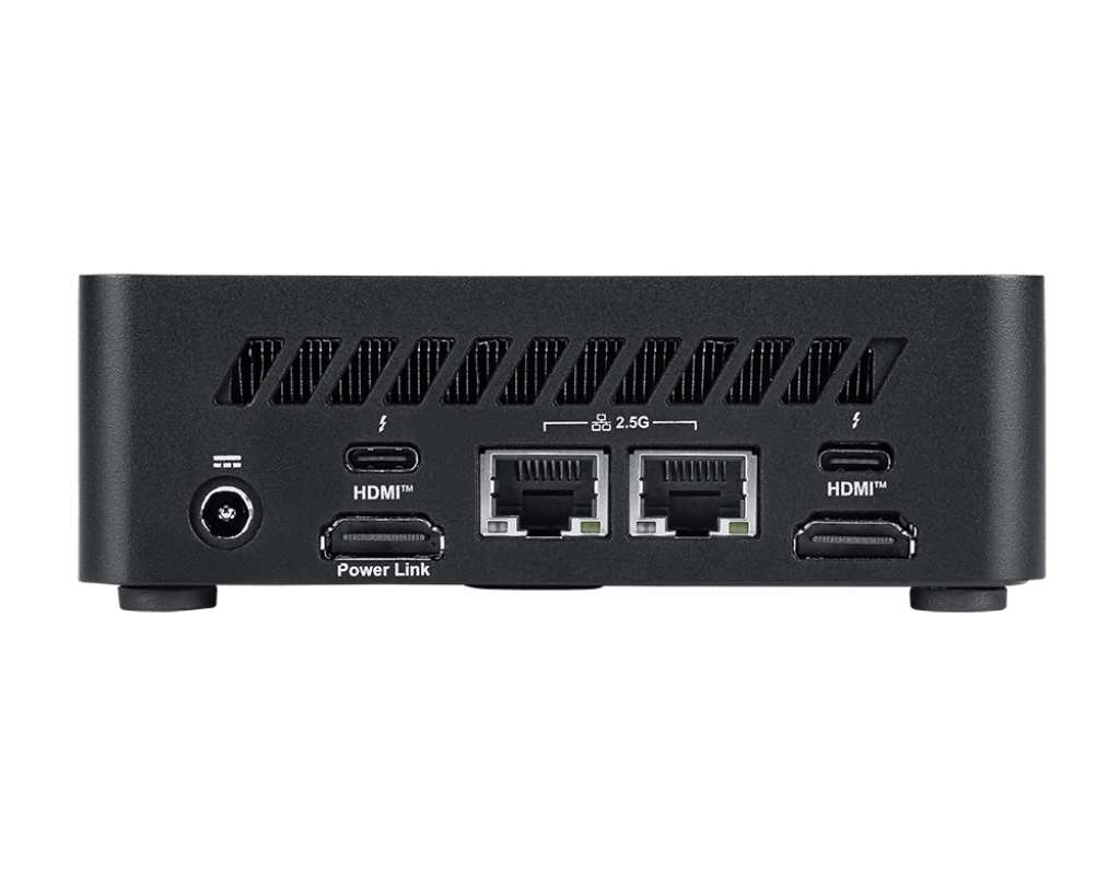 مشخصات سختافزاری MSI Cubi NUC AI 1UMG