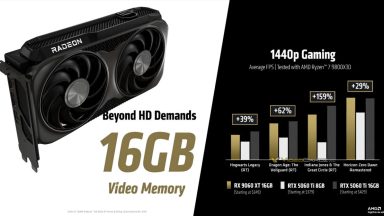 نتایج بنچمارک کارت گرافیک RX 9060 XT با حافظه 8 و 16 گیگابایت توسط AMD منتشر شد