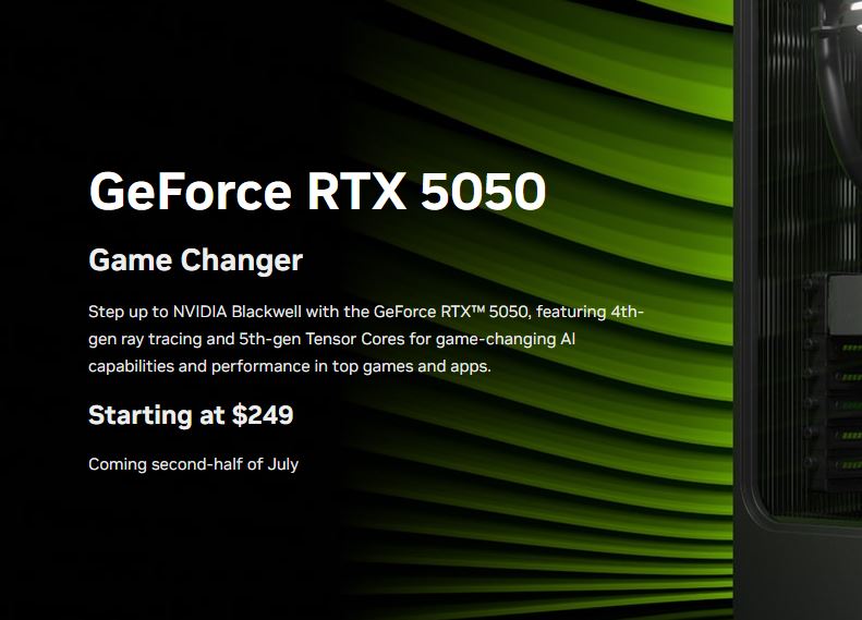 انویدیا کارت گرافیک RTX 5050 را زودتر از سایر کشورها در چین عرضه خواهد کرد؟