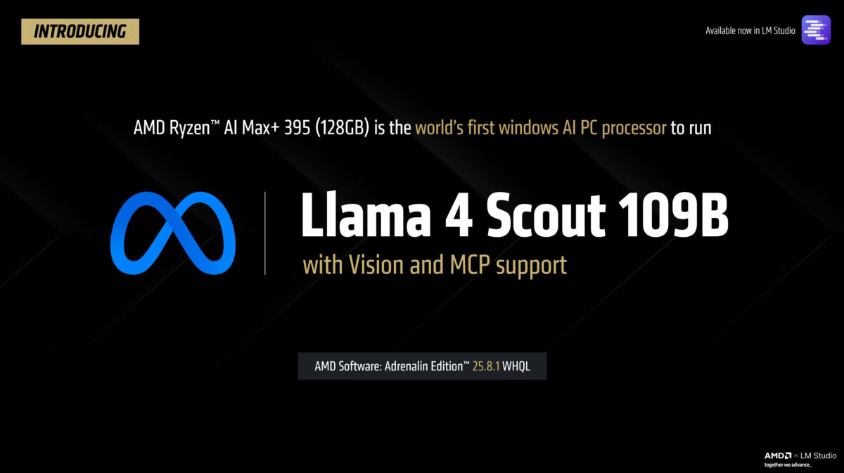 پشتیبانی از LLM ها تا 128 میلیارد پارامتر در سری Ryzen AI MAX+ 300 Strix Halo
