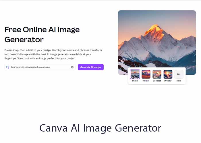 Canva AI؛ طراحی و تصویرسازی در یک محیط